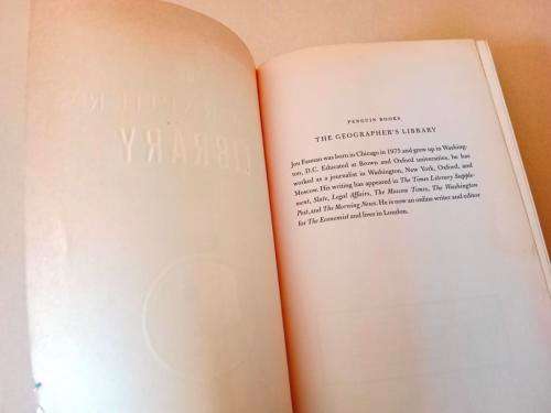 The Geographer`s Library, Jon Fasman