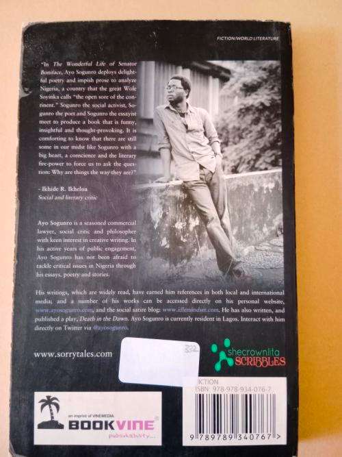 The Wonderful Life of Senator Boniface and other Sorry Tales, Ayo Sogunro [signed by the author]
