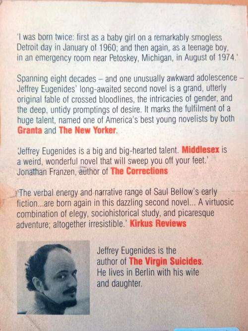 Middlesex, Jeffrey Eugenides