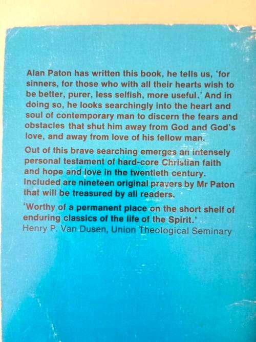 Instrument of Thy Peace, Alan Paton