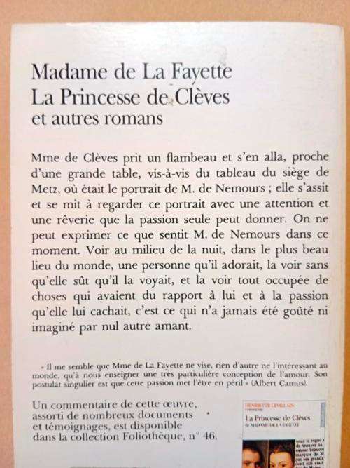 La Princesse de Clèves, Madame de La Fayette