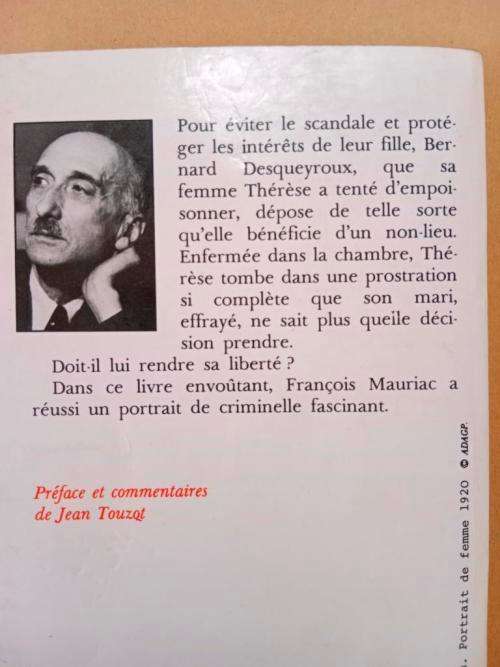 Thérèse Desqueyroux, François Mauriac