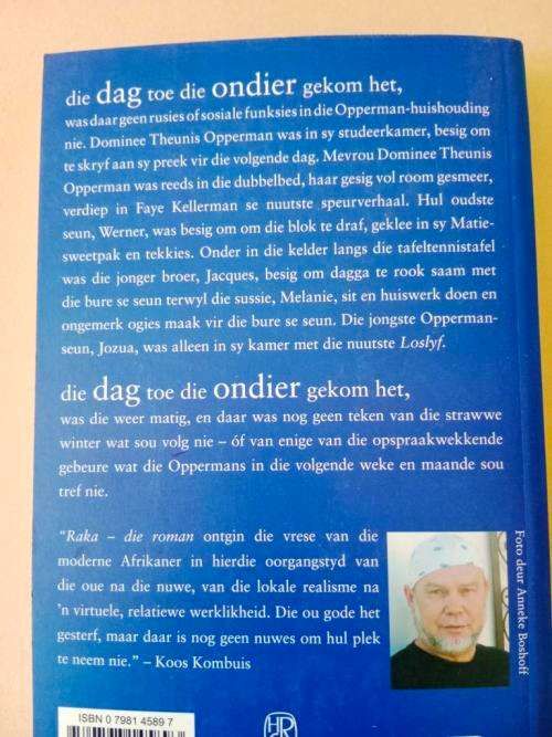 Raka, die roman, Koos Kombuis