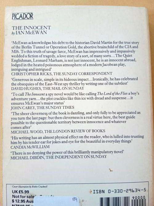 The Innocent, Ian McEwan