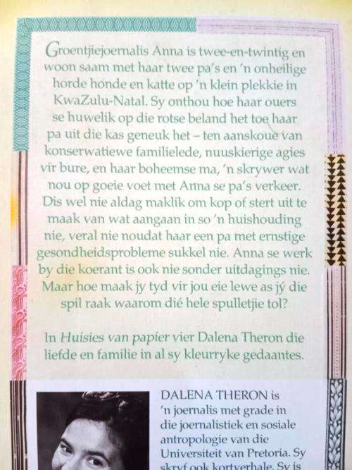Huisies van Papier, Dalena Theron