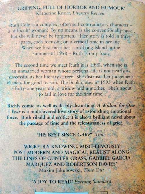 A Widow for One Year, John Irving