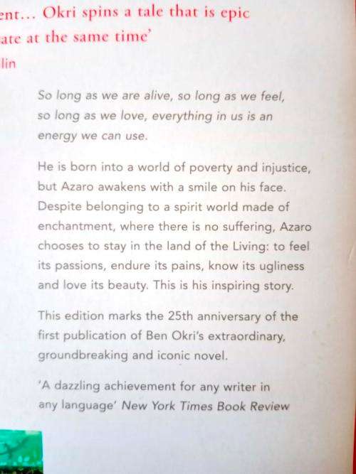 The Famished Road, Ben Okri