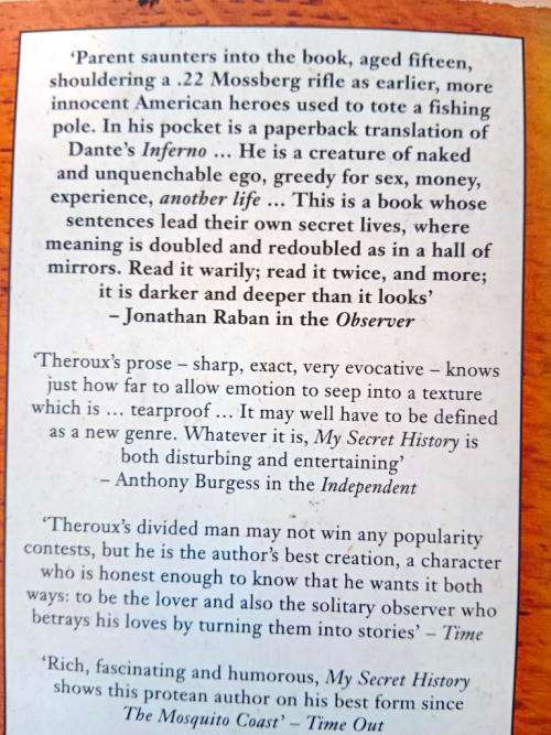My Secret History, Paul Theroux