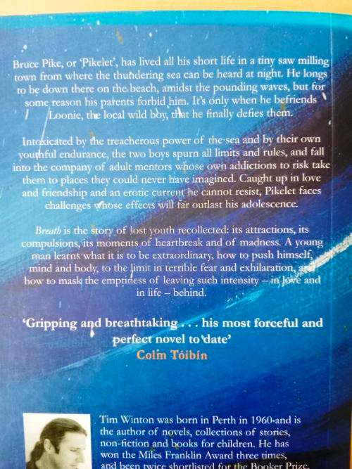 Breath, Tim Winton