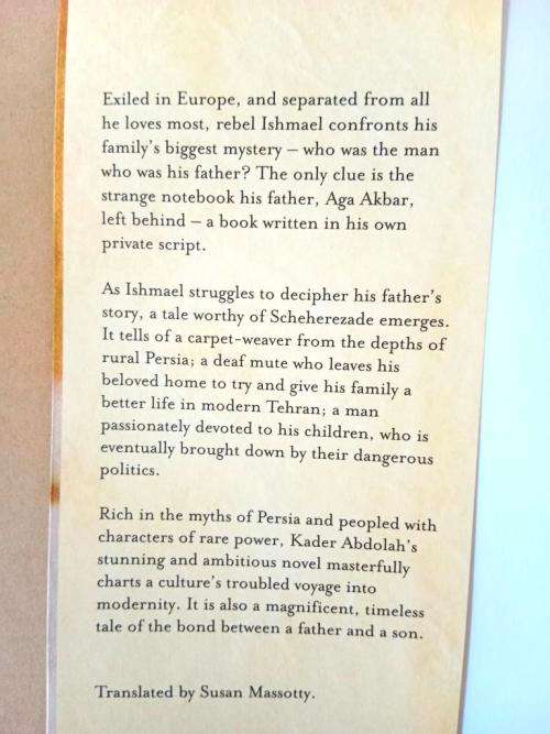 My Father`s Notebook, Kader Abdolah