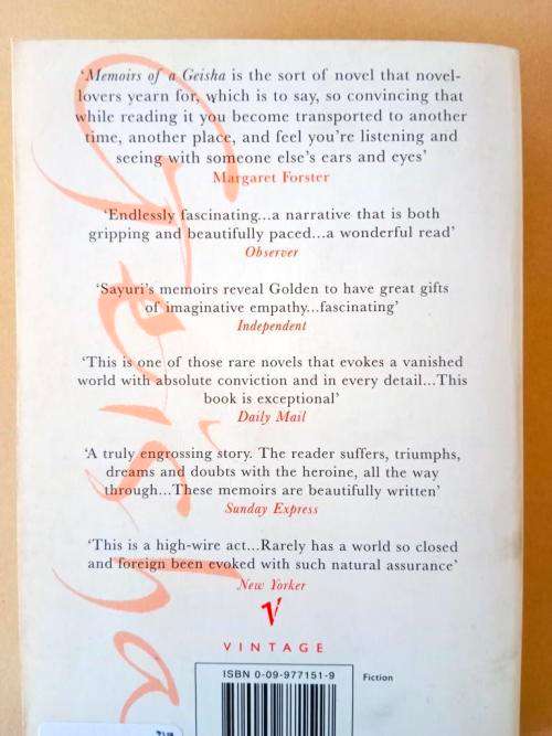 Memoirs of a Geisha, Arthur Golden