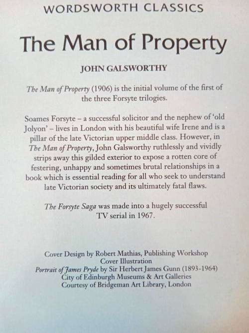 The Man of Property, John Galsworthy