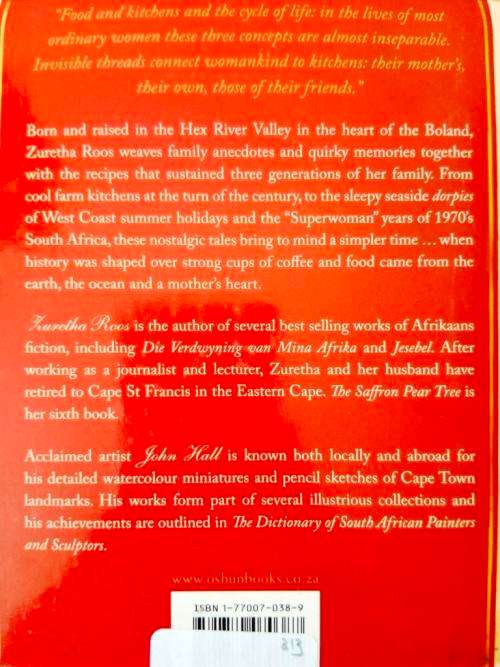 The Saffron Pear Tree and other Kitchen Memories, Zuretha Roos