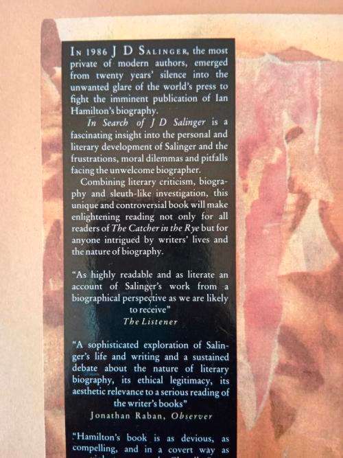 In Search of J.D. Salinger, Ian Hamilton