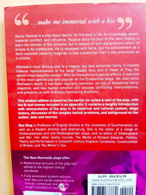 Doctor Faustus, Christopher Marlowe