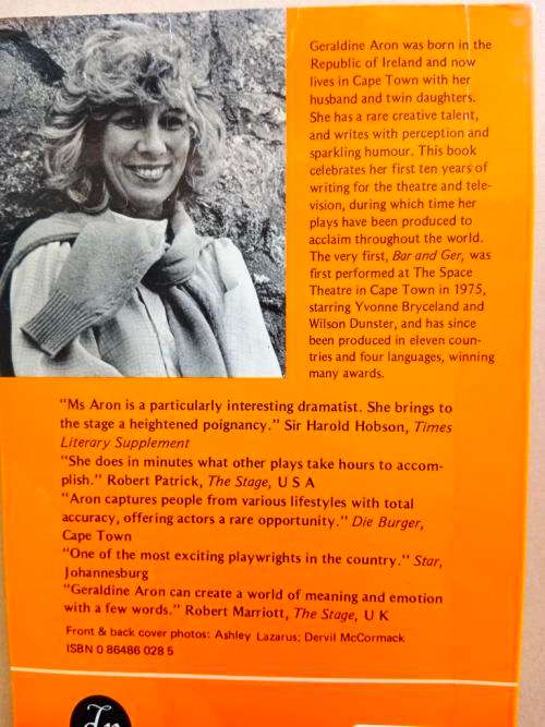 Seven Plays and Four Monologues, Geraldine Aron