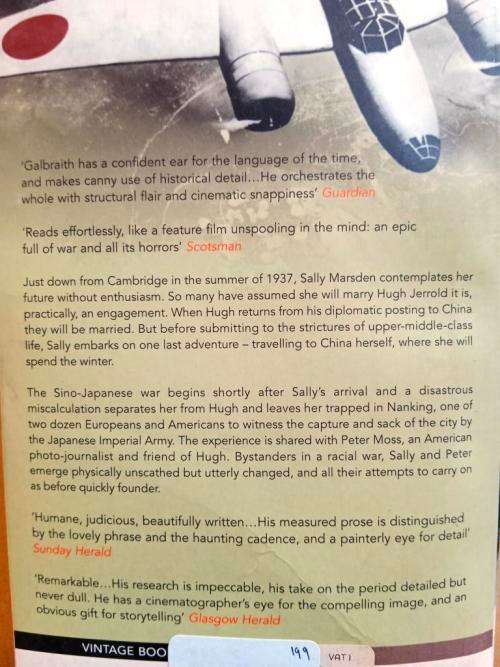 A Winter in China, Douglas Galbraith