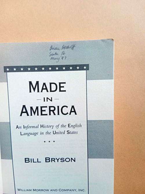 Made in America, Bill Bryson
