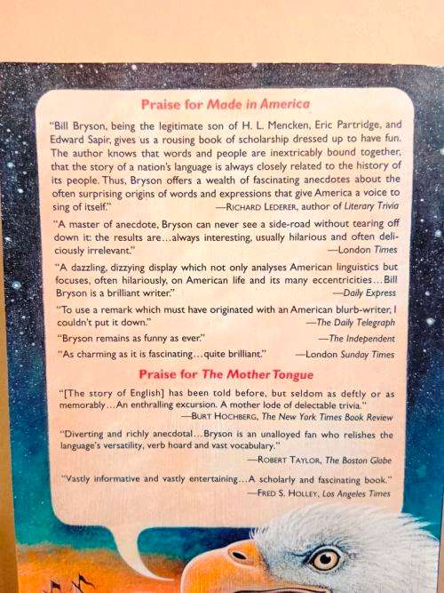 Made in America, Bill Bryson