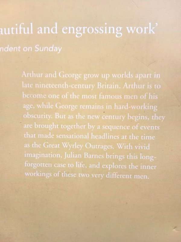 Arthur and George, Julian Barnes