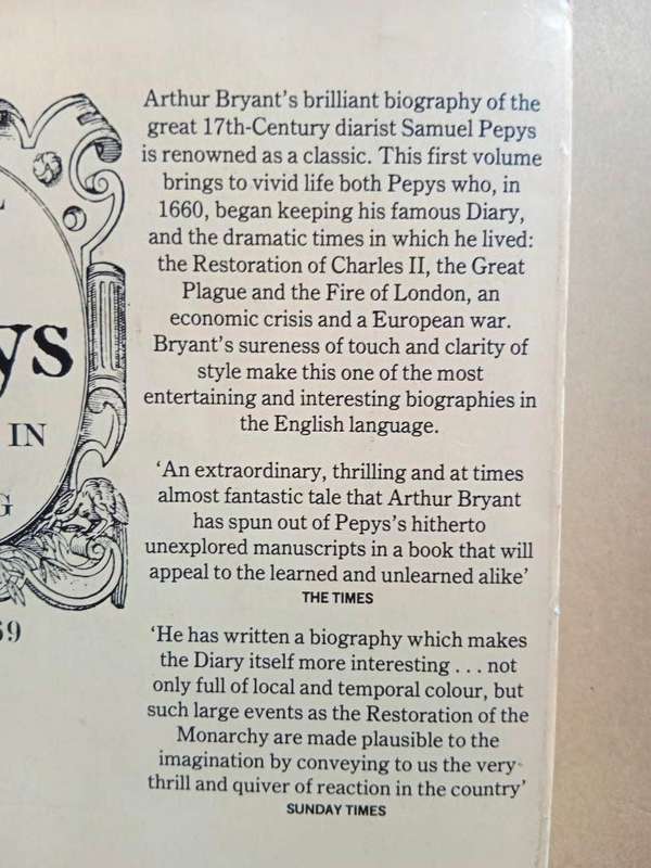 Samuel Pepys - The Man in the Making, Arthur Bryant