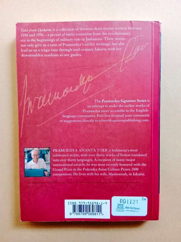 Tales from Djakarta, Pramoedya Ananta Toer