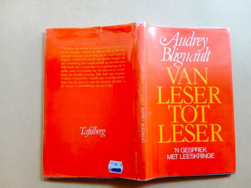 Van leser tot leser, Audrey Blignault