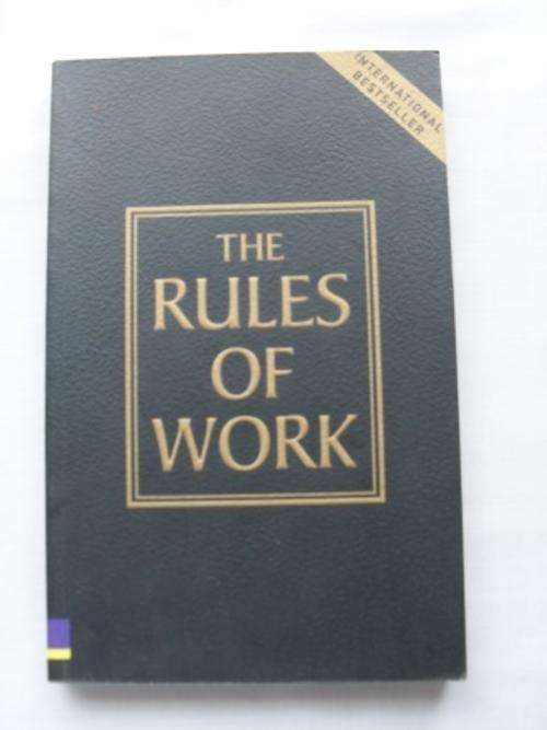 [price reduced to clear]  The Rules of Work, Richard Templar