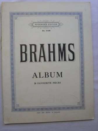 Album - 20 pieces for piano, Johannes Brahms