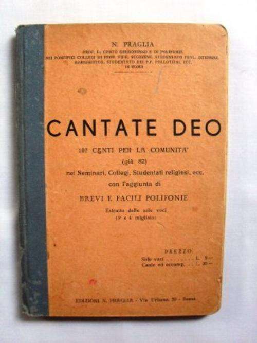 Cantata Deo, 107 Canti Per la Communita