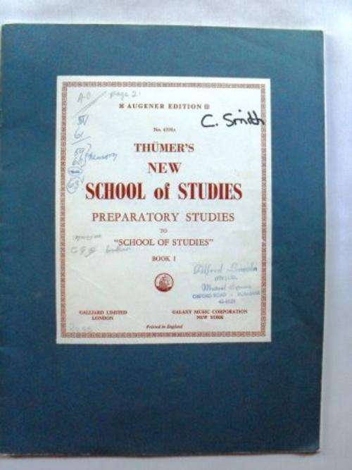 Thumer's New School of Studies [for piano], book 1
