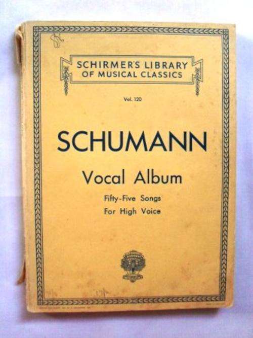 Vocal Album - 55 Songs for High Voice, Robert Schumann