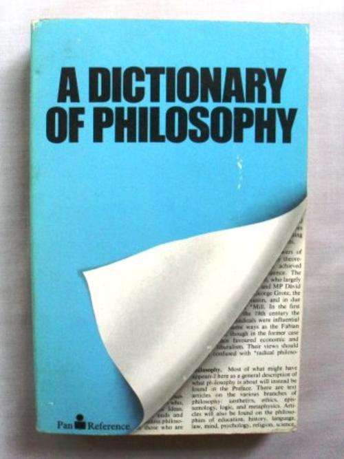 A Dictionary of Philosophy