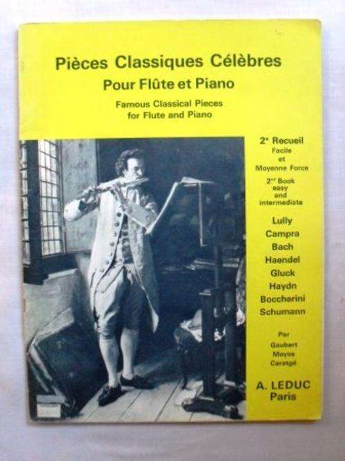 Famous Pieces for Flute and Piano, edited/arranged by Gaubert, Moyse and Caratgé