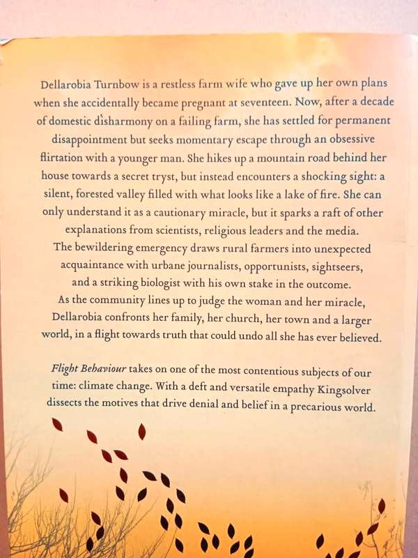 Flight Behaviour, Barbara Kingsolver