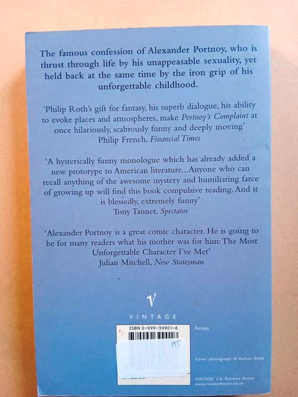 Portnoy`s Complaint, Philip Roth