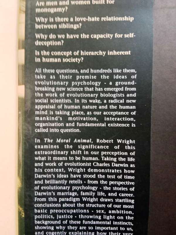 The Moral Animal - Evolutionary Psychology and Everyday Life, Robert Wright