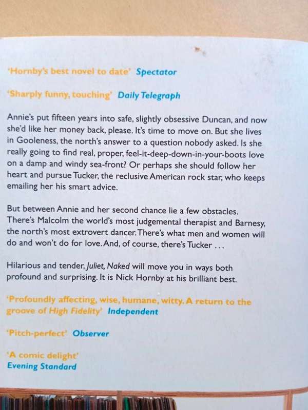 Juliet, Naked, Nick Hornby