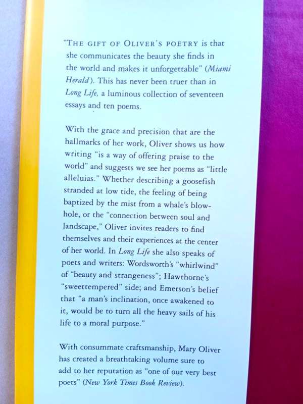 Long Life - Essays and Other Writings, Mary Oliver