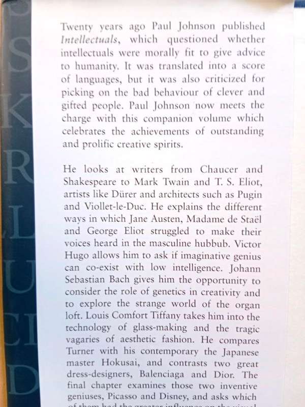 Creators - From Chaucer to Walt Disney, Paul Johnson