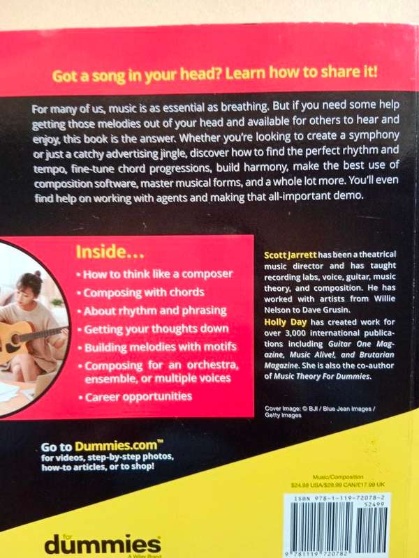 Music Composition for Dummies, Scott Jarrett and Holly Day
