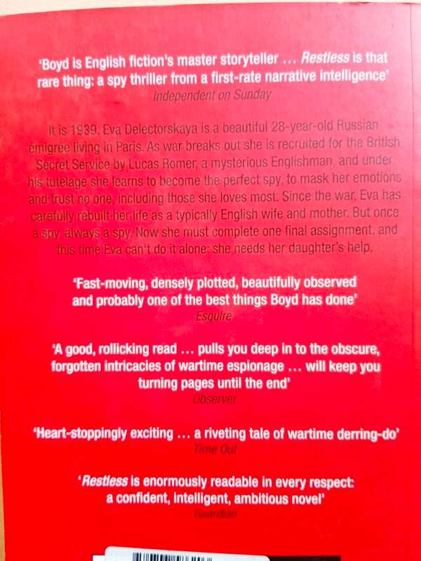 Restless, William Boyd
