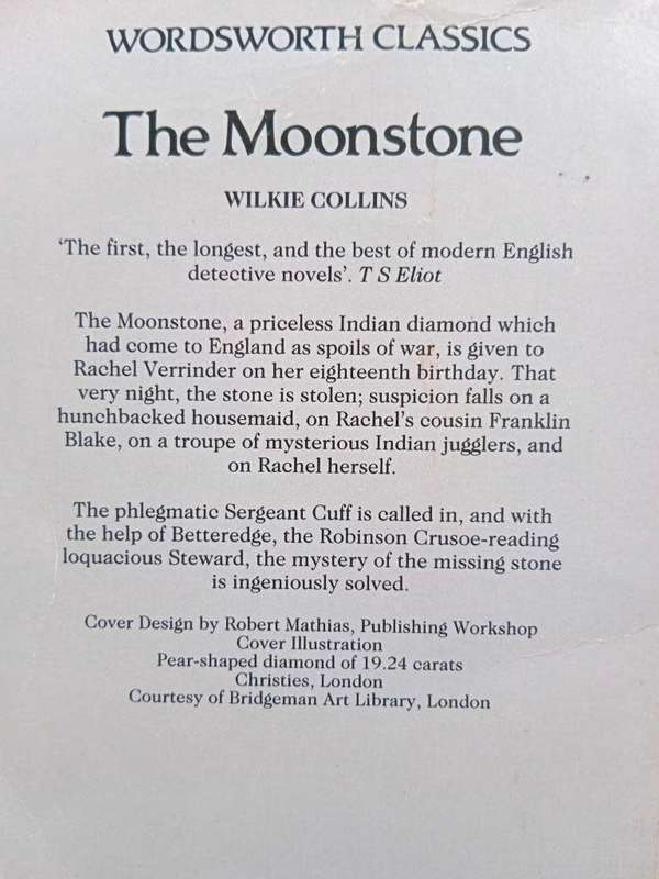 The Moonstone, Wilkie Collins