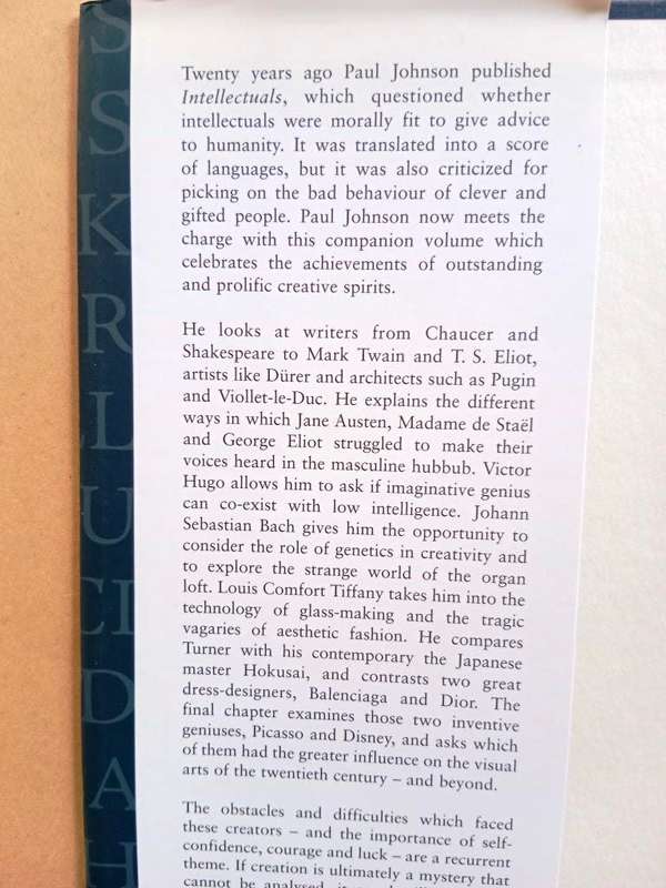 Creators - from Chaucer to Walt Disney, Paul Johnson