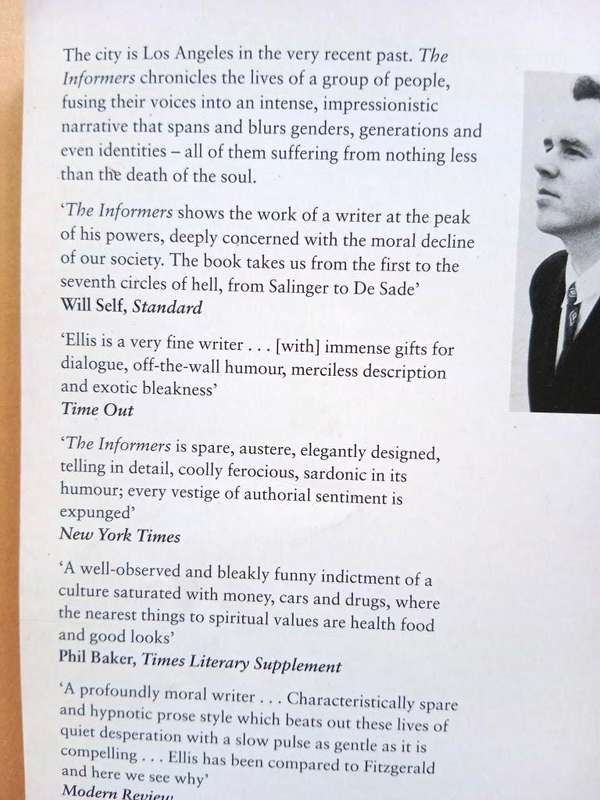 The Informers, Bret Easton Ellis