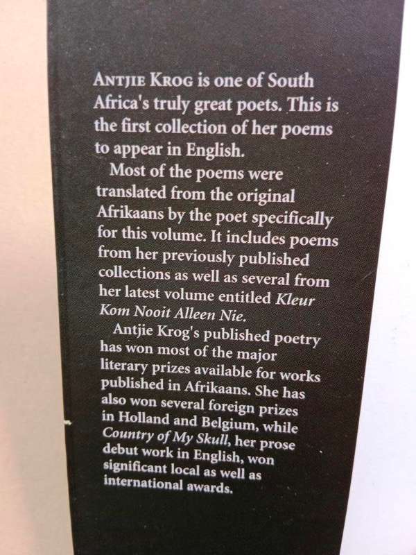 Down to my Last Skin, Antjie Krog