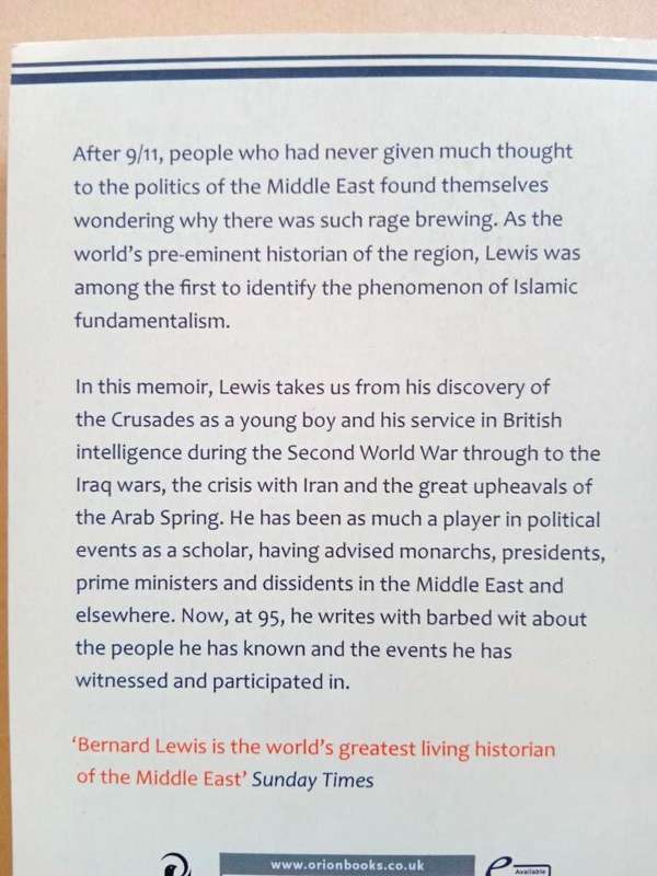 Notes on a Century - Reflections of a Middle East Historian, Bernard Lewis