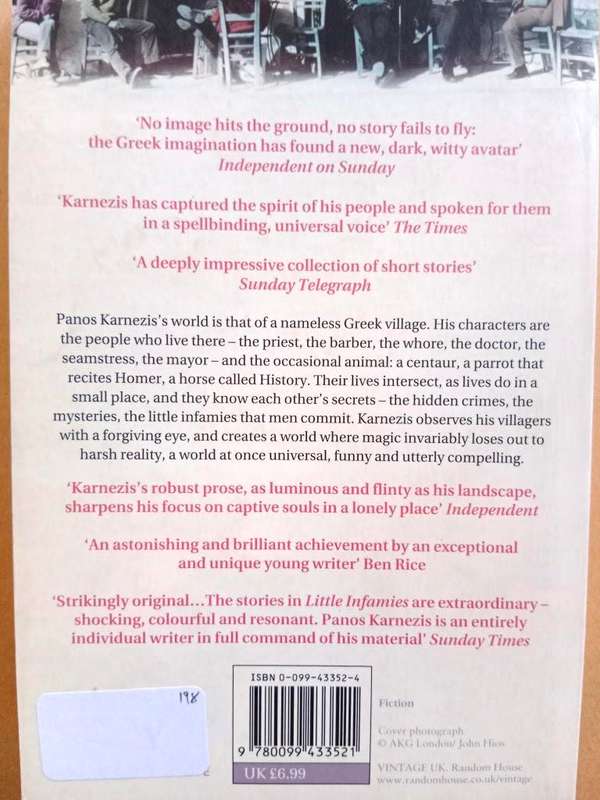 Little Infamies, Panos Karnezis