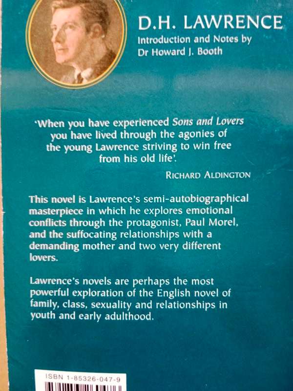 Sons and Lovers, D.H. Lawrence