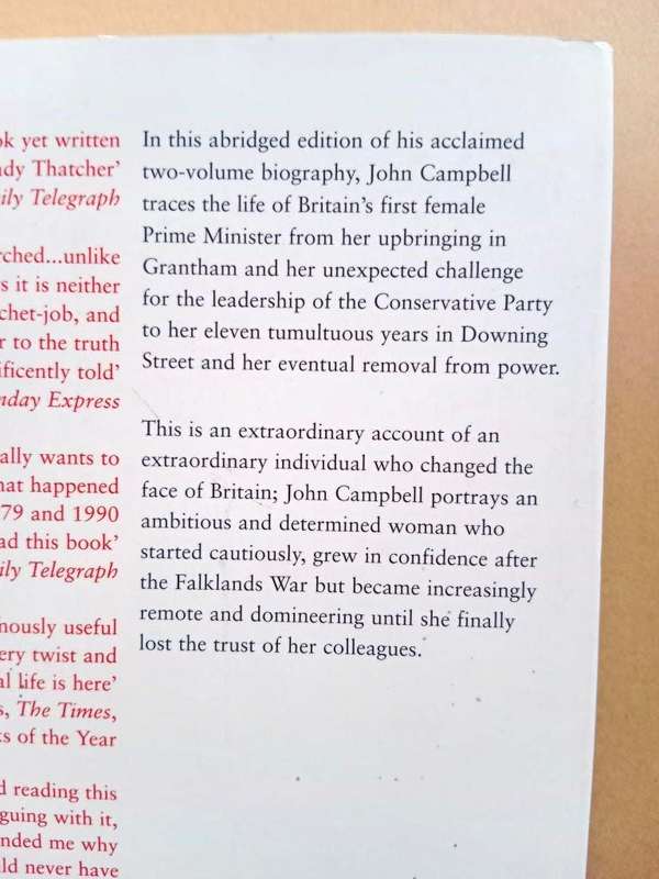 The Iron Lady: Margaret Thatcher, John Campbell